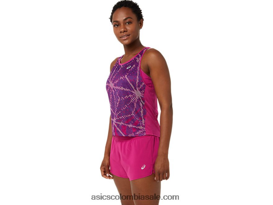 mujer Asics tanque de sakura yo zakura aop 20X82N3327