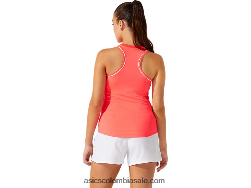 mujer Asics tanque de tuberías diva rosa 20X82N3796