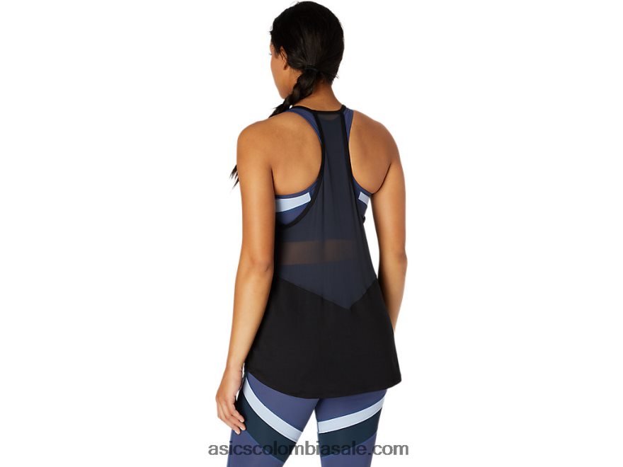 mujer Asics tanque rendimiento negro 20X82N3755