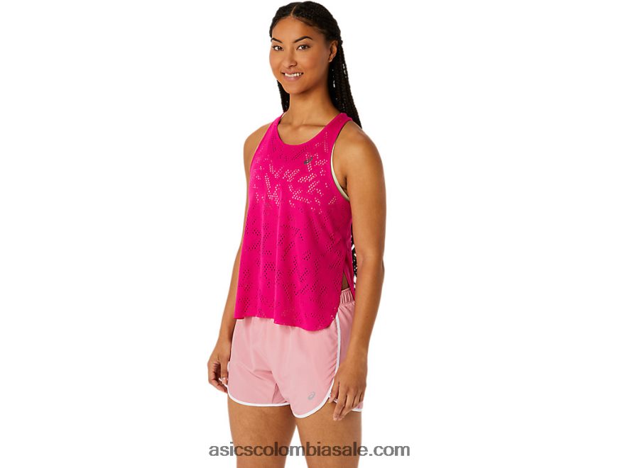 mujer Asics ventilar el tanque actibreeze delirio rosa 20X82N2519