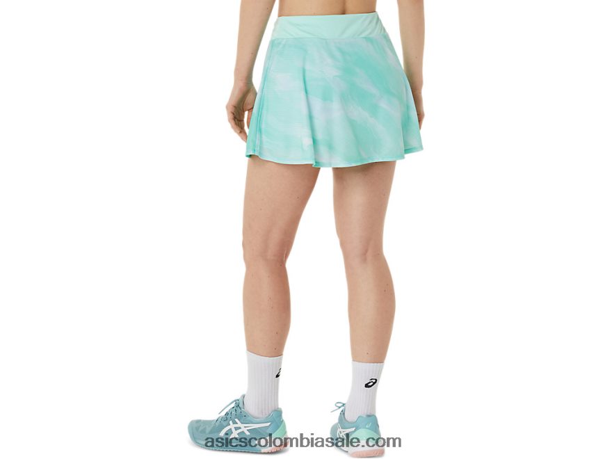 mujer Asics falda pantalón con gráfico Match hielo fresco 20X82N3067
