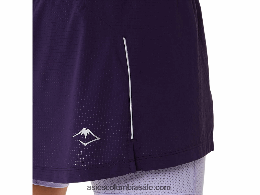 mujer Asics falda pantalón fujitrail sombra de noche/vapor 20X82N3079