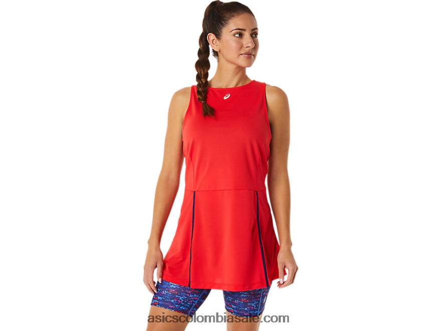 mujer Asics nuevo vestido fuerte 92 alerta roja/tenis japón cepillado 20X82N3059