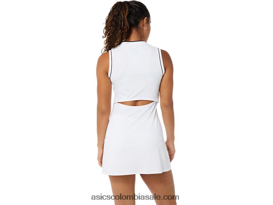 mujer Asics vestido blanco brillante 20X82N3481