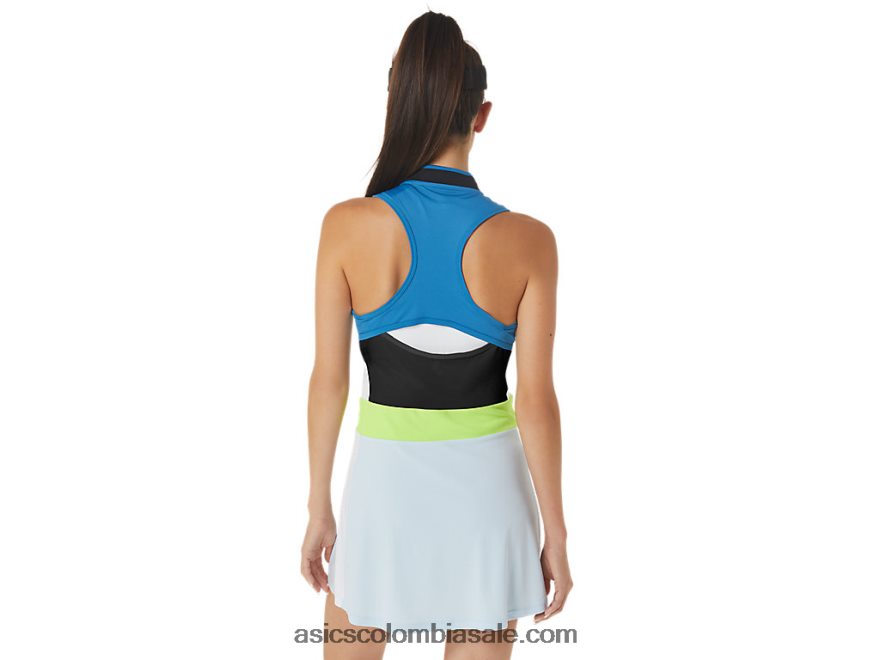 mujer Asics vestido de partido azul renacido/cielo 20X82N2250