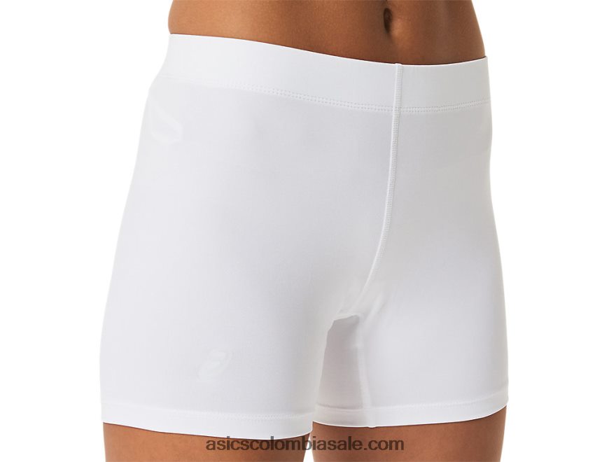 mujer Asics vestido de partido blanco brillante 20X82N2526