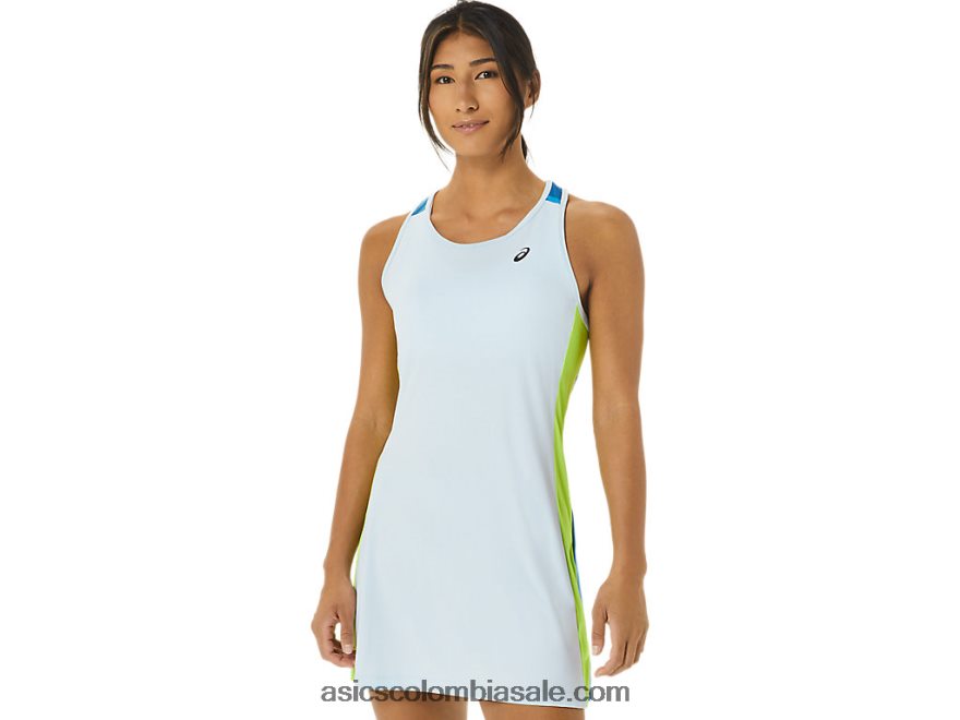 mujer Asics vestido gráfico de la corte cielo/azul renacido 20X82N2557