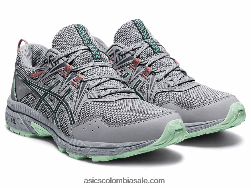 mujer Asics empresa de gel 8 gris piedmont/metrópolis 20X82N3355