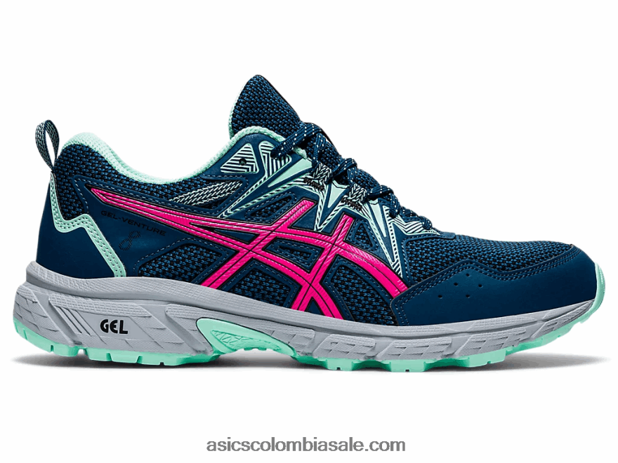 mujer Asics empresa de gel 8 mako azul/rosa glo 20X82N3873