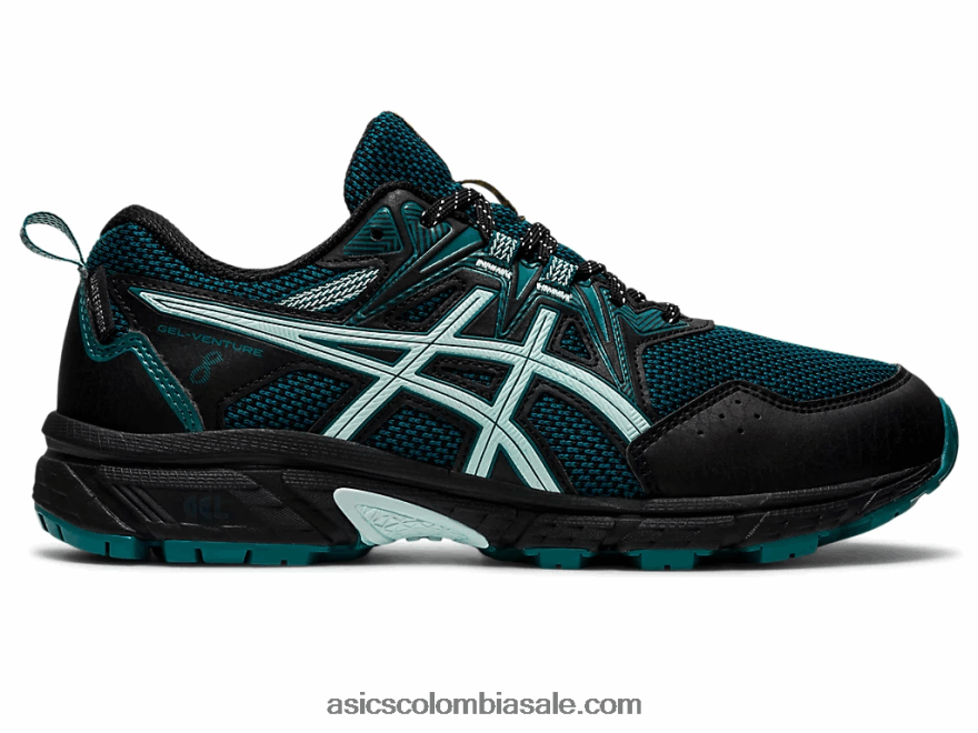 mujer Asics empresa de gel 8 mar negro/relajante 20X82N2948