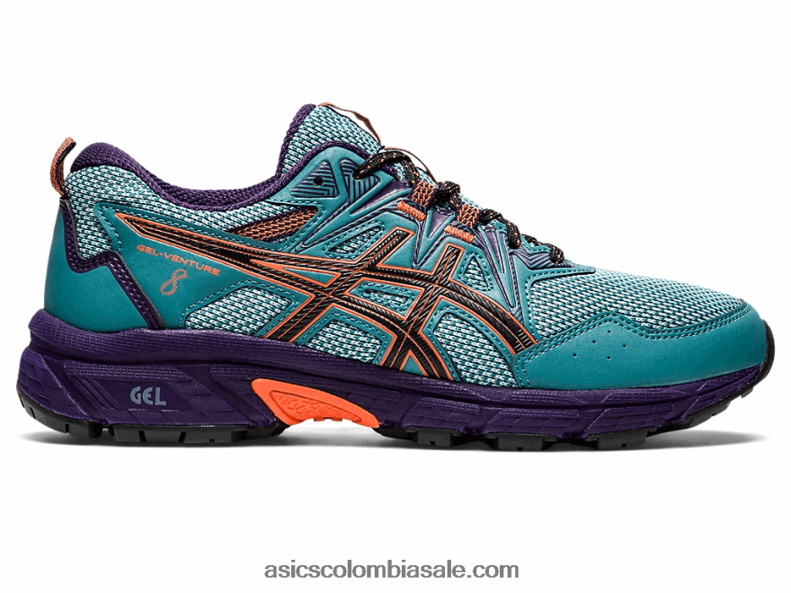 mujer Asics empresa de gel 8 pino brumoso/naranja nova 20X82N2879