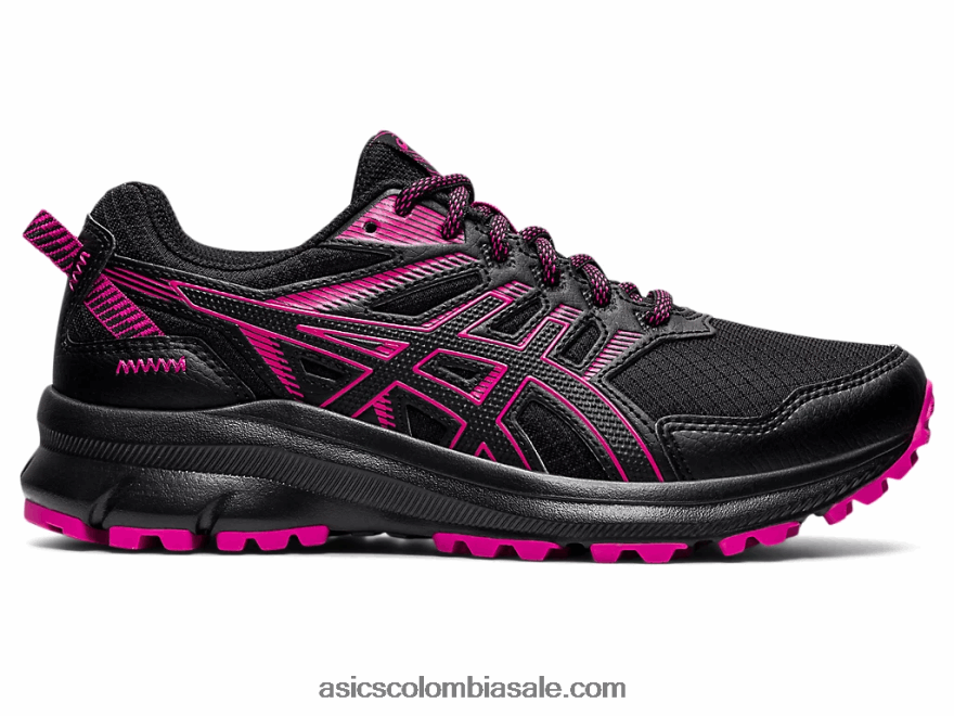 mujer Asics explorador de senderos 2 negro/rojo fucsia 20X82N3897