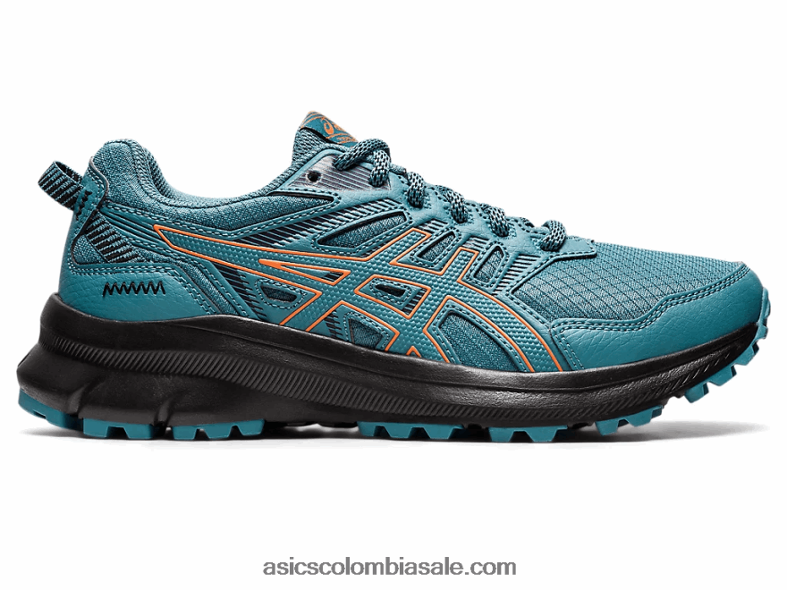 mujer Asics explorador de senderos 2 pino brumoso/naranja nova 20X82N3110