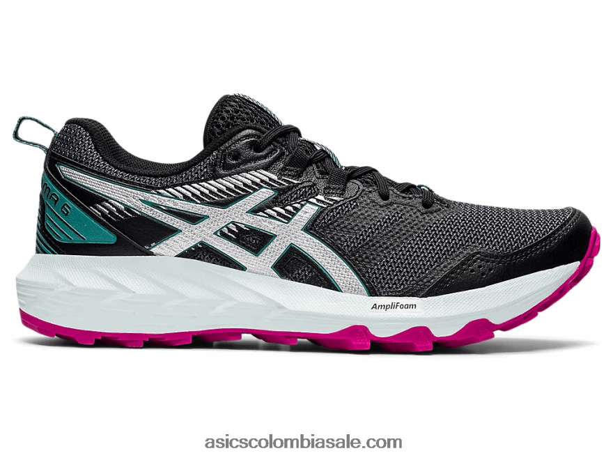mujer Asics gel-sonoma 6 negro/plata pura 20X82N3558