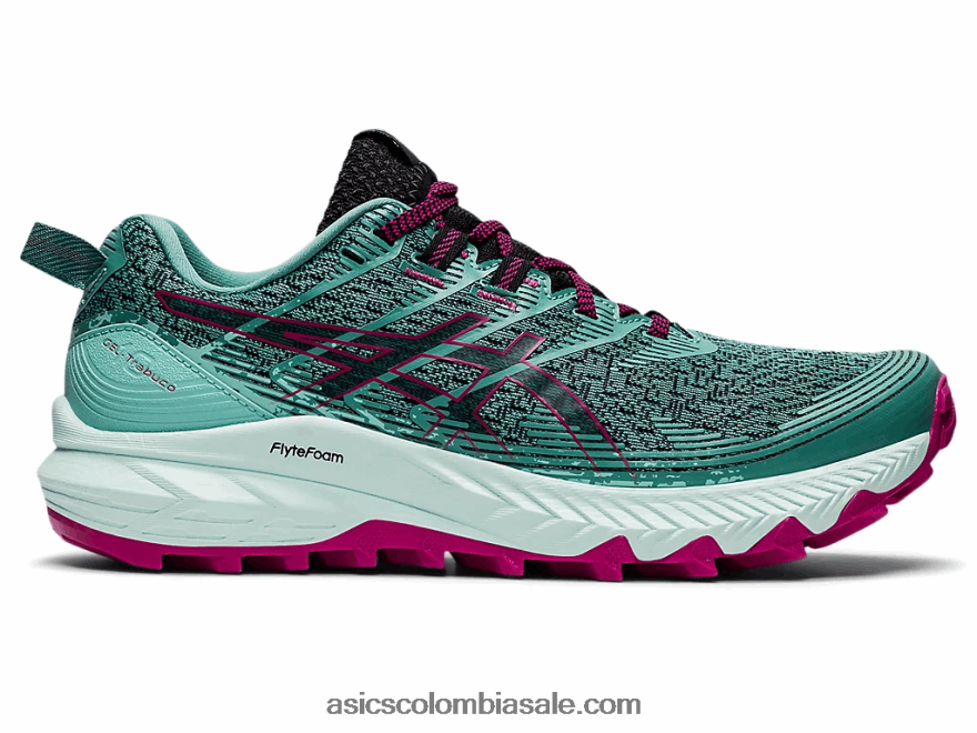mujer Asics gel-trabuco 10 salvia/negro 20X82N3508