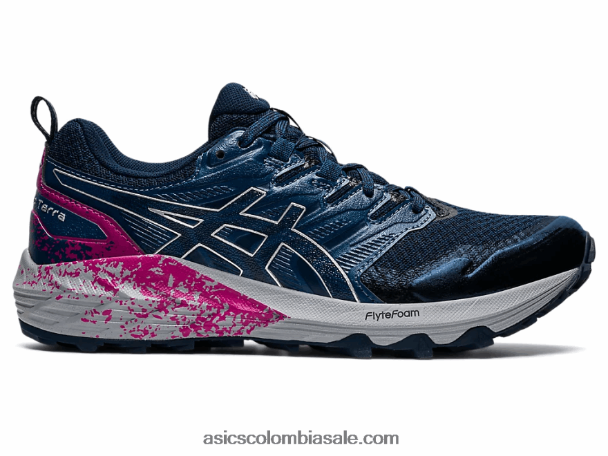 mujer Asics gel-trabuco terra azul francés/plata pura 20X82N3570