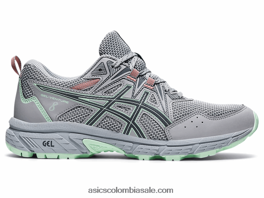 mujer Asics gel-venture 8(d) gris piedmont/metrópolis 20X82N3557