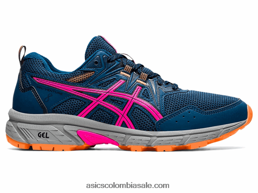 mujer Asics gel-venture 8 de ancho mako azul/rosa glo 20X82N3919