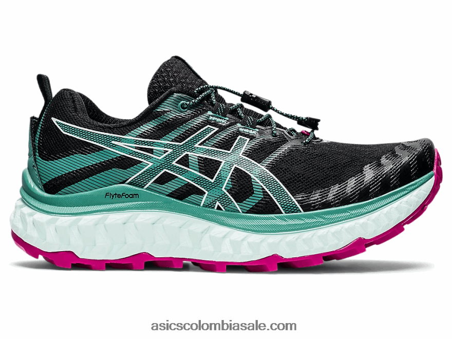 mujer Asics trabuco max mar negro/relajante 20X82N3461