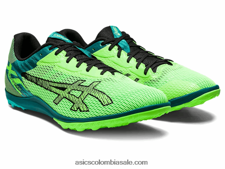 mujer Asics resurgimiento xc gecko verde/negro 20X82N681