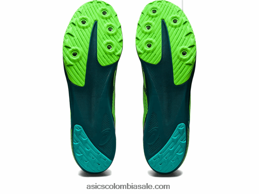 mujer Asics resurgimiento xc gecko verde/negro 20X82N681