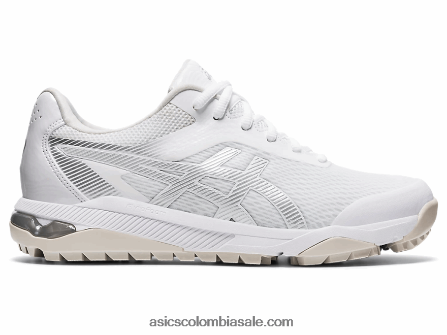 mujer Asics as del curso de gel blanco/plata pura 20X82N3251