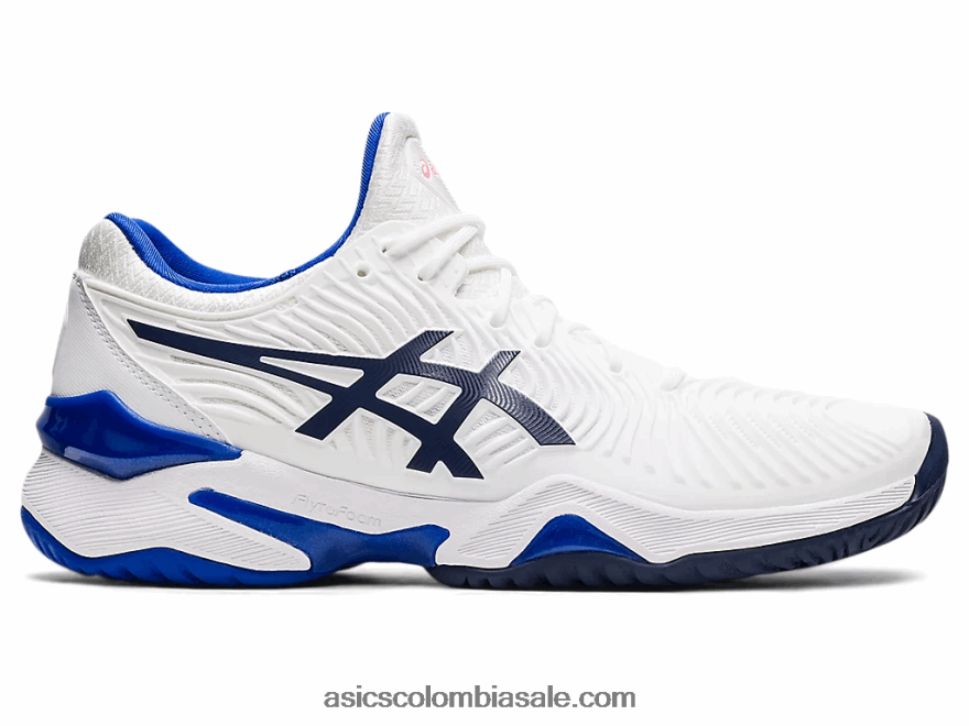 mujer Asics corte ff 2 blanco/azul lapislázuli 20X82N3902