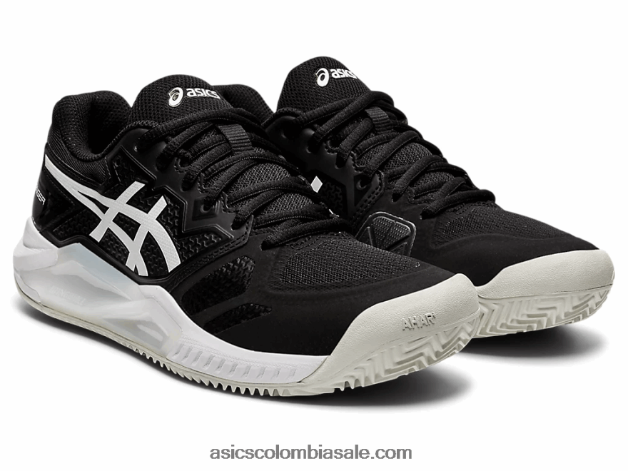 mujer Asics gel-challenger 13 arcilla blanco negro 20X82N3656