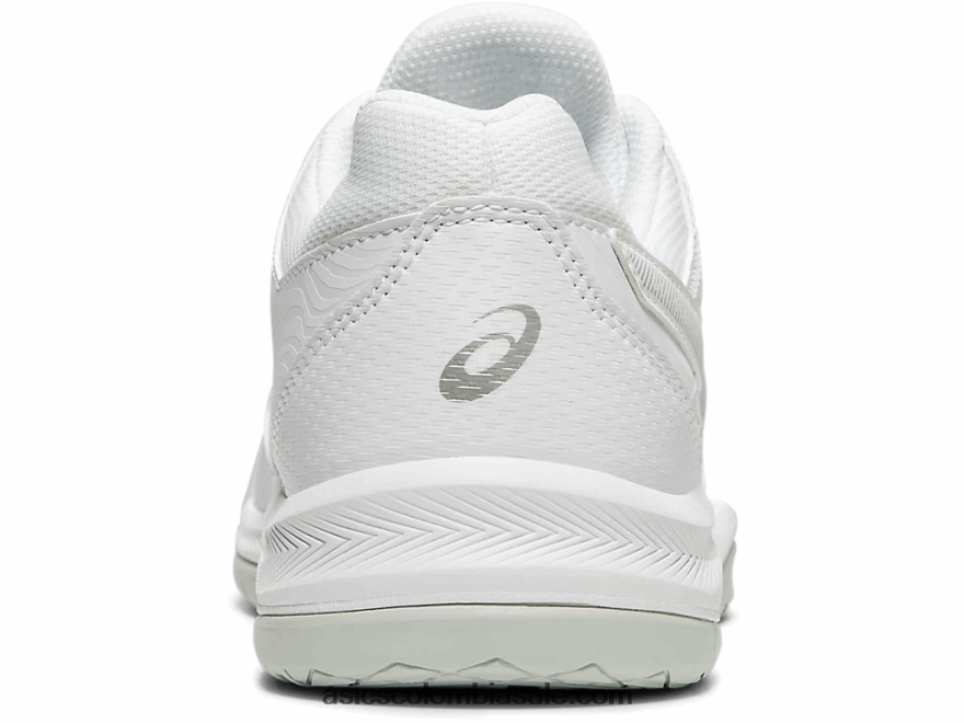 mujer Asics gel dedicado 6 plata blanca 20X82N2592
