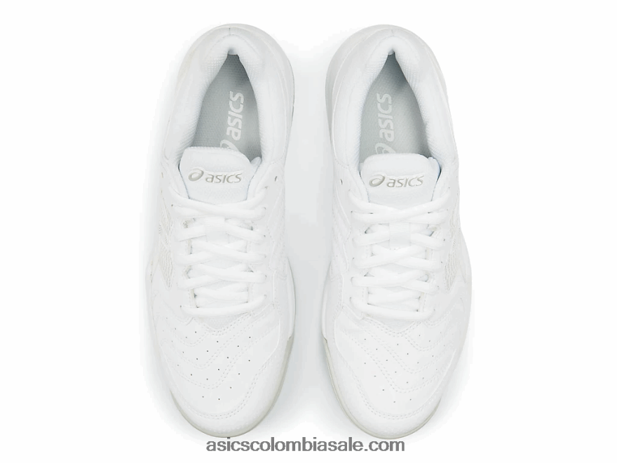 mujer Asics gel dedicado 6 plata blanca 20X82N2592