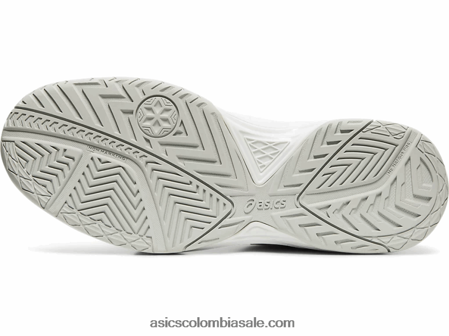 mujer Asics gel dedicado 6 plata blanca 20X82N2592