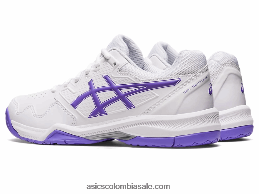 mujer Asics gel dedicado 7 blanco/amatista 20X82N2462