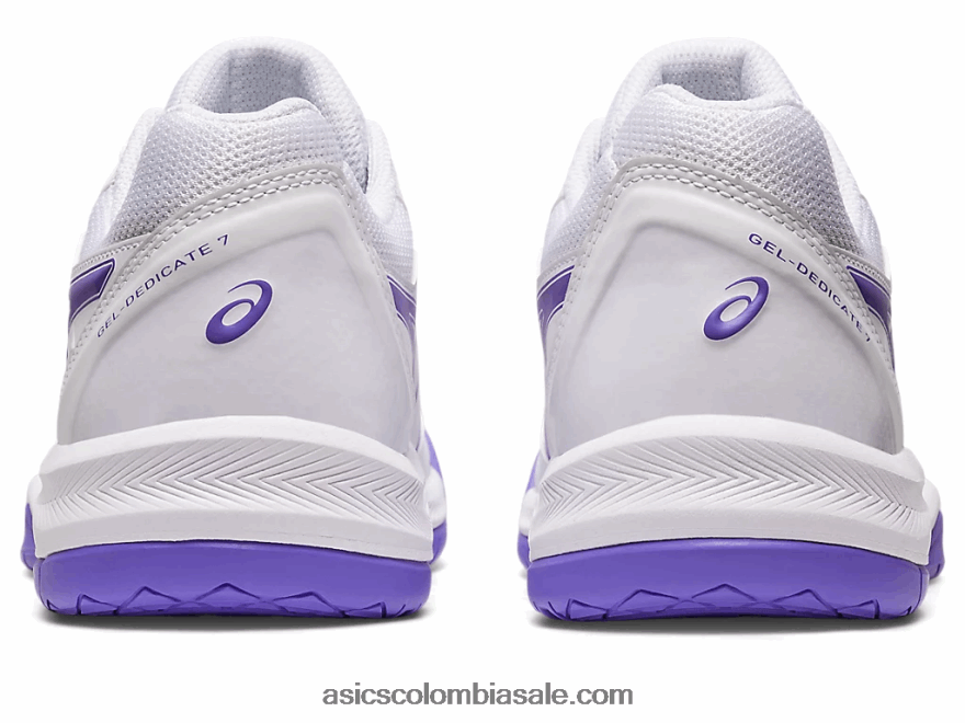 mujer Asics gel dedicado 7 blanco/amatista 20X82N2462