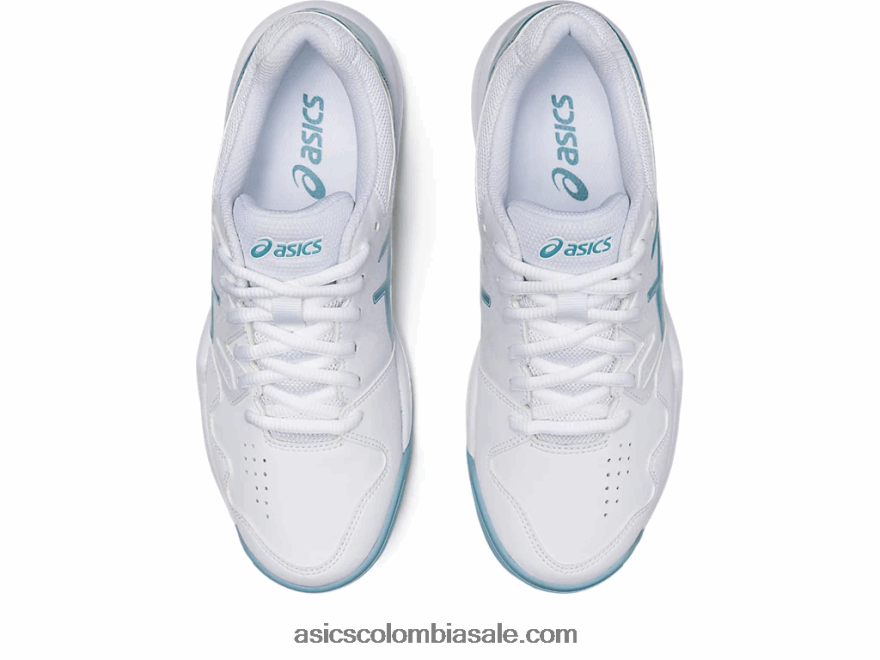 mujer Asics gel dedicado 7 blanco/azul humo 20X82N3181