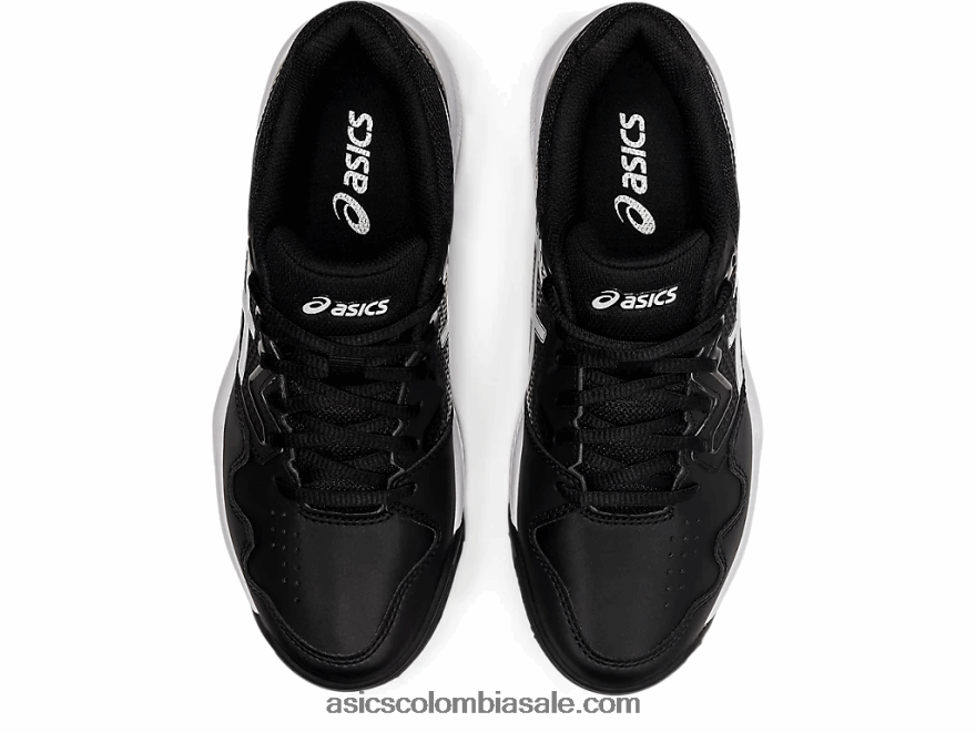 mujer Asics gel dedicado 7 blanco negro 20X82N3856