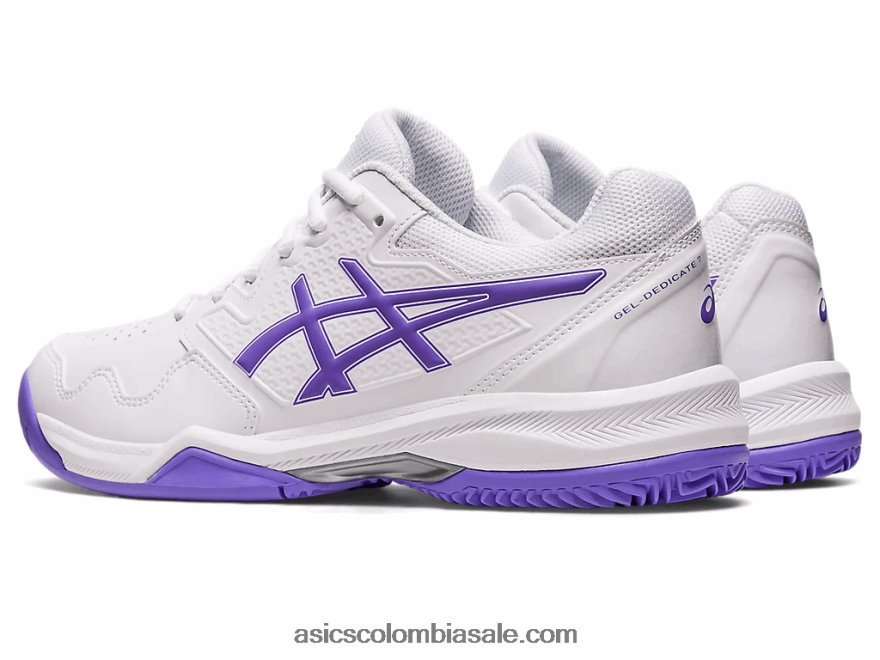 mujer Asics gel-dedicate 7 arcilla blanco/amatista 20X82N2541