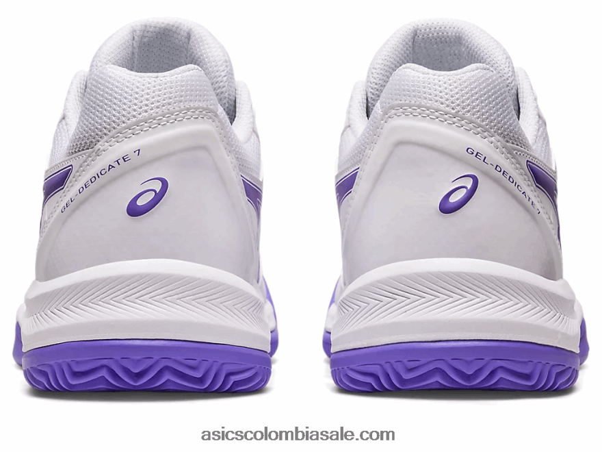 mujer Asics gel-dedicate 7 arcilla blanco/amatista 20X82N2541