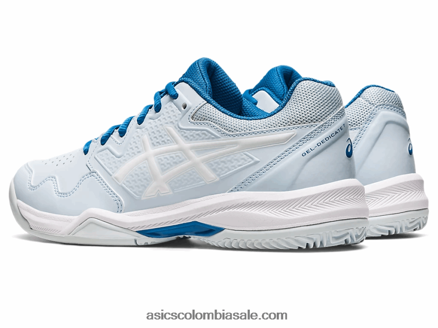 mujer Asics gel-dedicate 7 arcilla cielo/blanco 20X82N2544