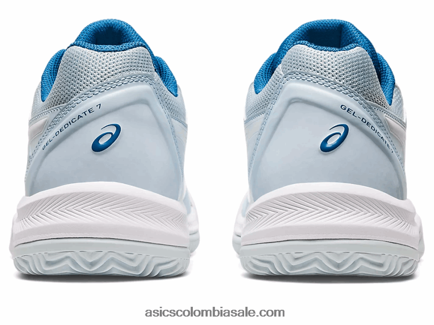 mujer Asics gel-dedicate 7 arcilla cielo/blanco 20X82N2544