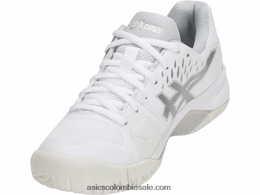 mujer Asics gel-desafiador 12 plata blanca 20X82N4213