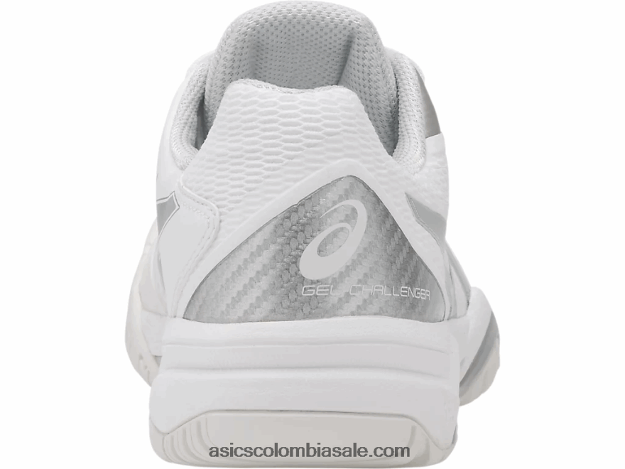 mujer Asics gel-desafiador 12 plata blanca 20X82N4213