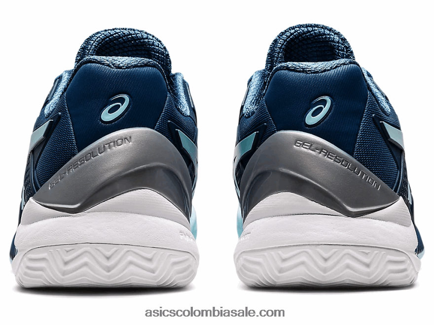 mujer Asics gel-resolución 8 arcilla índigo claro/azul claro 20X82N3259