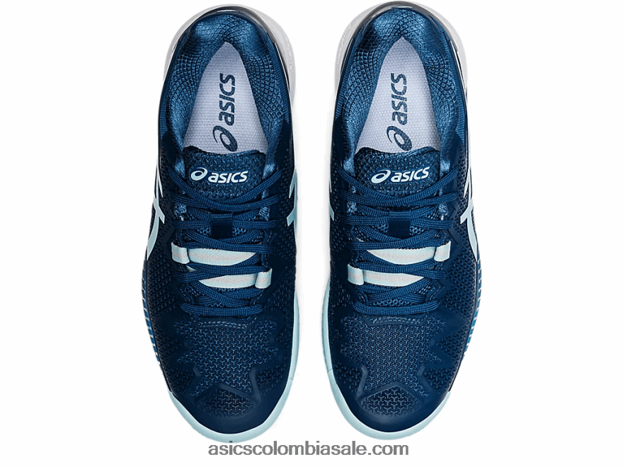 mujer Asics gel-resolución 8 arcilla índigo claro/azul claro 20X82N3259