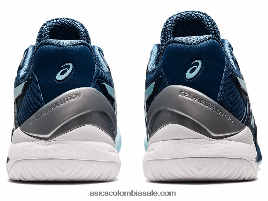 mujer Asics gel-resolución 8 de ancho índigo claro/azul claro 20X82N3521