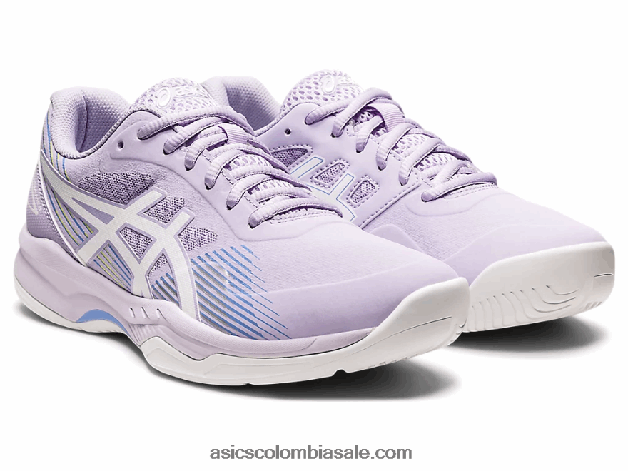 mujer Asics juego de gel 8 murasaki/blanco 20X82N3529