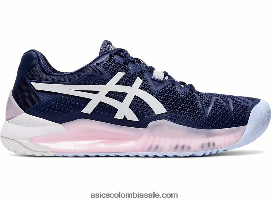 mujer Asics resolución de gel 8 chaquetón/blanco 20X82N4185