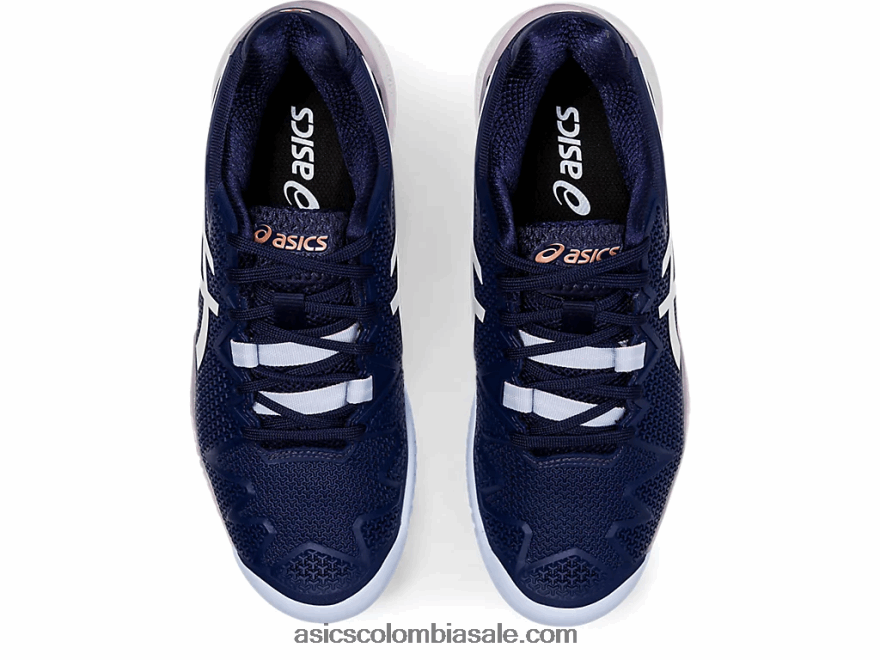 mujer Asics resolución de gel 8 chaquetón/blanco 20X82N4185