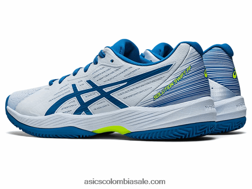 mujer Asics solución de arcilla swift ff cielo/azul renacido 20X82N2493