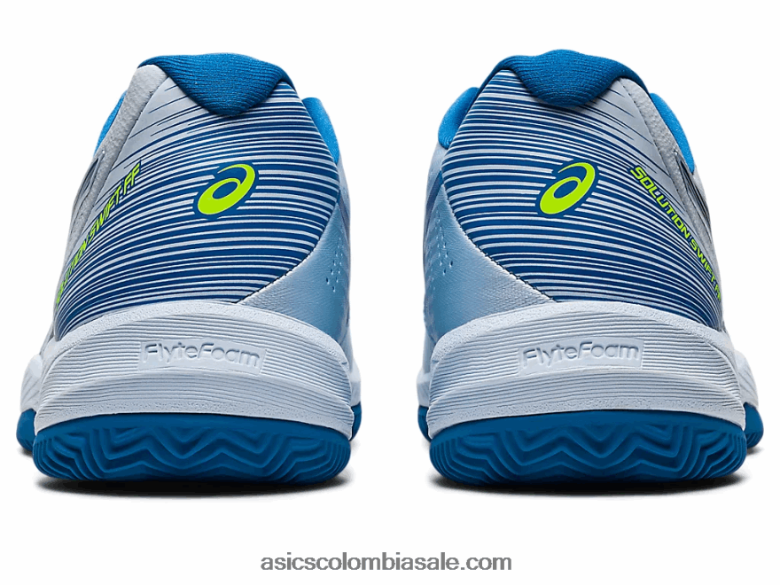 mujer Asics solución de arcilla swift ff cielo/azul renacido 20X82N2493