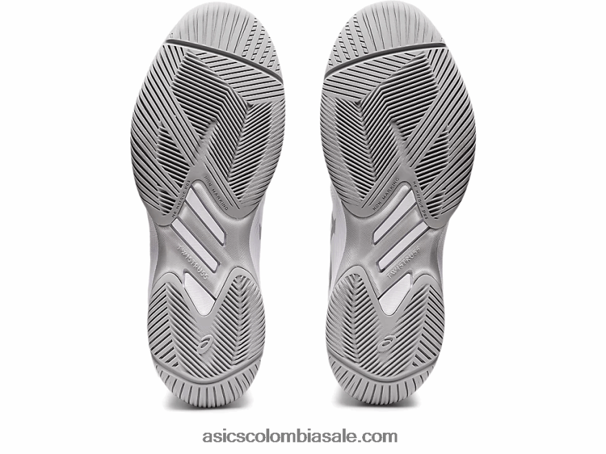 mujer Asics solución rápida ff blanco/plata pura 20X82N3432